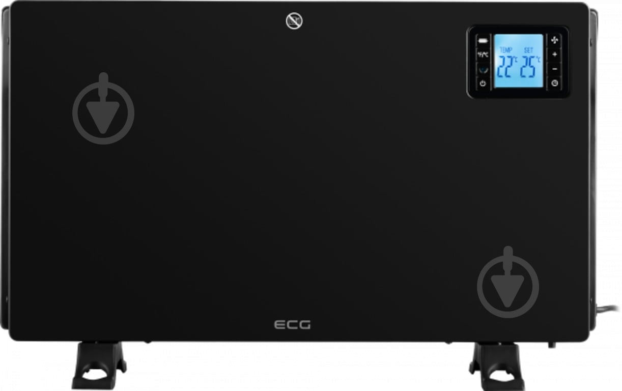Конвектор електричний ECG TK 2080 DR Black - фото 2