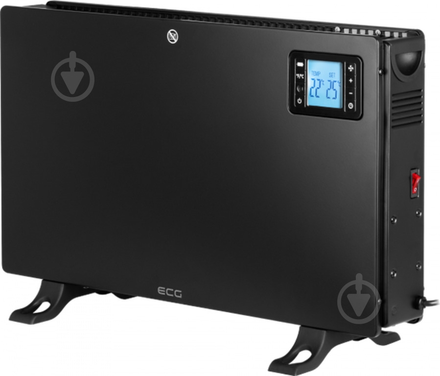 Конвектор електричний ECG TK 2080 DR Black - фото 1