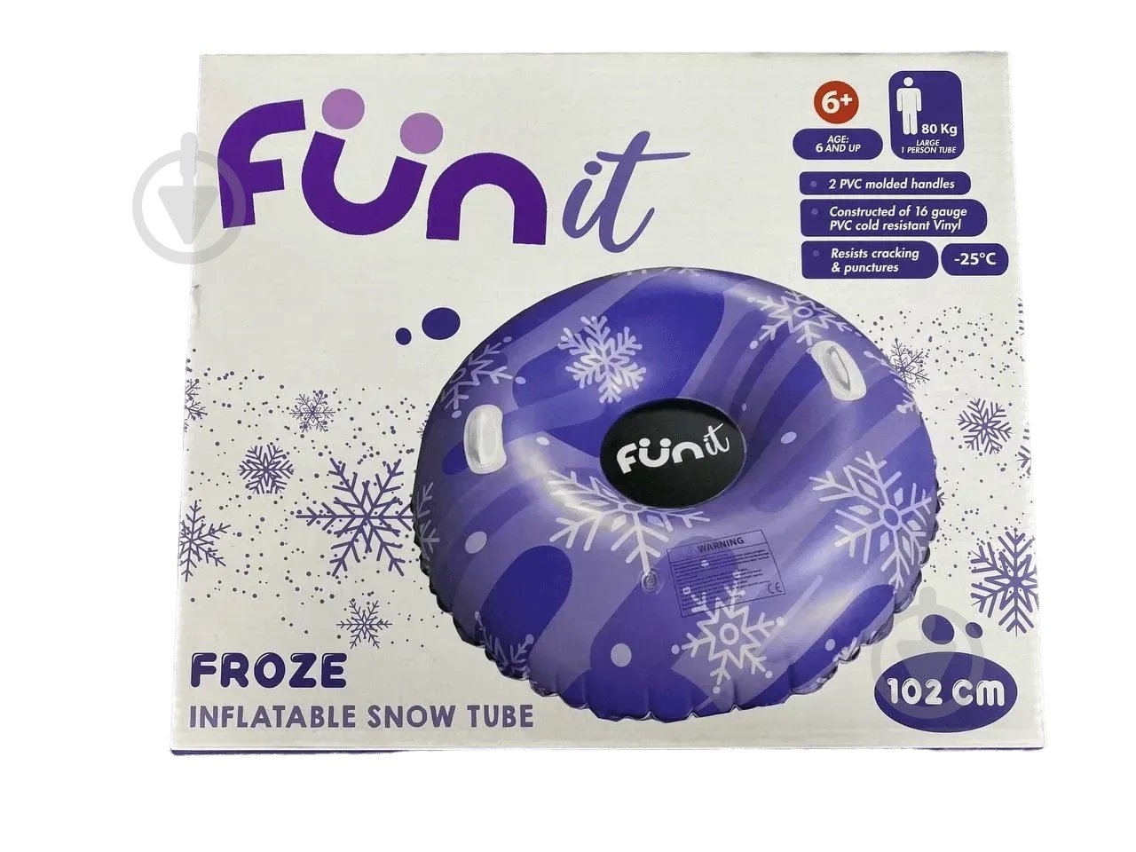 Тюбінг Bottari FROZE 102 см фіолетовий 72004-IS - фото 4