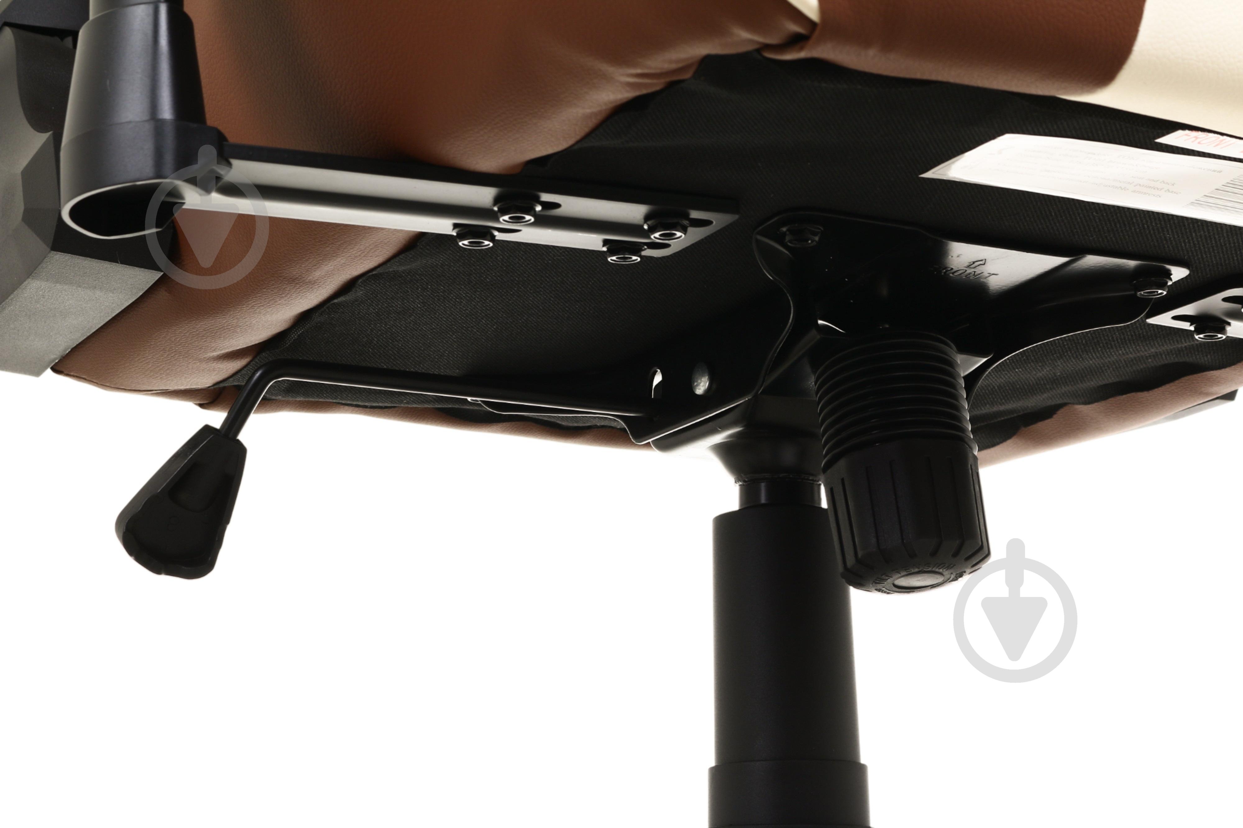 Кресло игровое Центр Меблів Тоби ALB225 коричнево-бежевый - фото 11