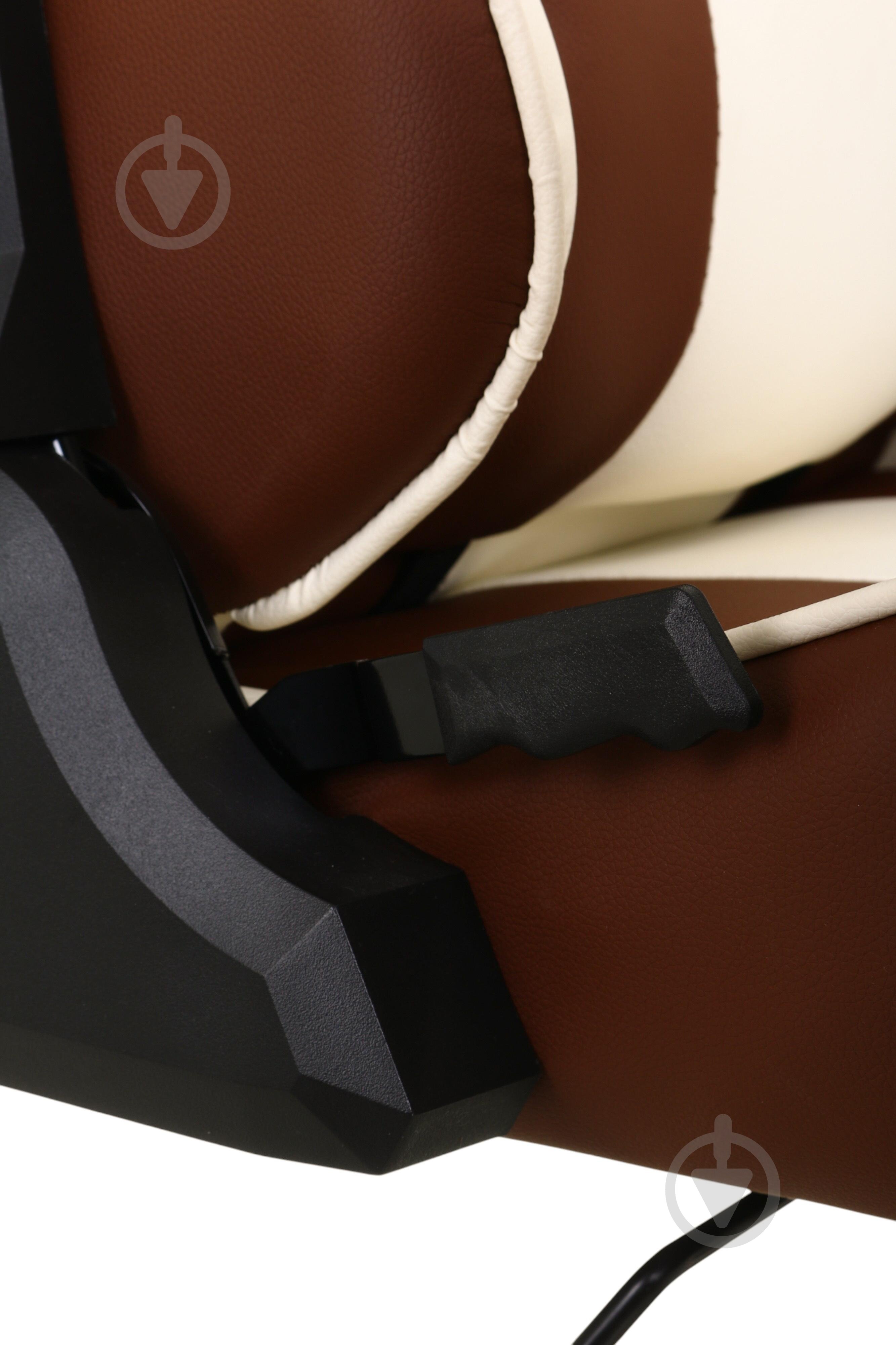 Кресло игровое Центр Меблів Тоби ALB225 коричнево-бежевый - фото 9