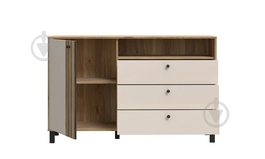 Комод Forte Meble Келліс 1381x870x420 мм дуб маувелла/молочний - фото 4 Комод Forte Meble Келліс 1381x870x420 мм дуб маувелла/молочний - фото 4