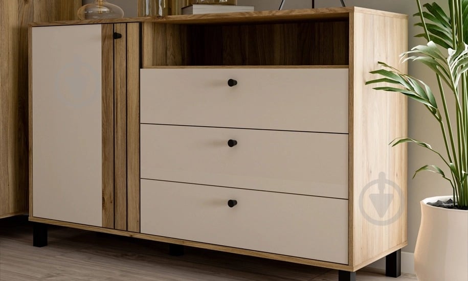 Комод Forte Meble Келліс 1381x870x420 мм дуб маувелла/молочний - фото 7 Комод Forte Meble Келліс 1381x870x420 мм дуб маувелла/молочний - фото 7