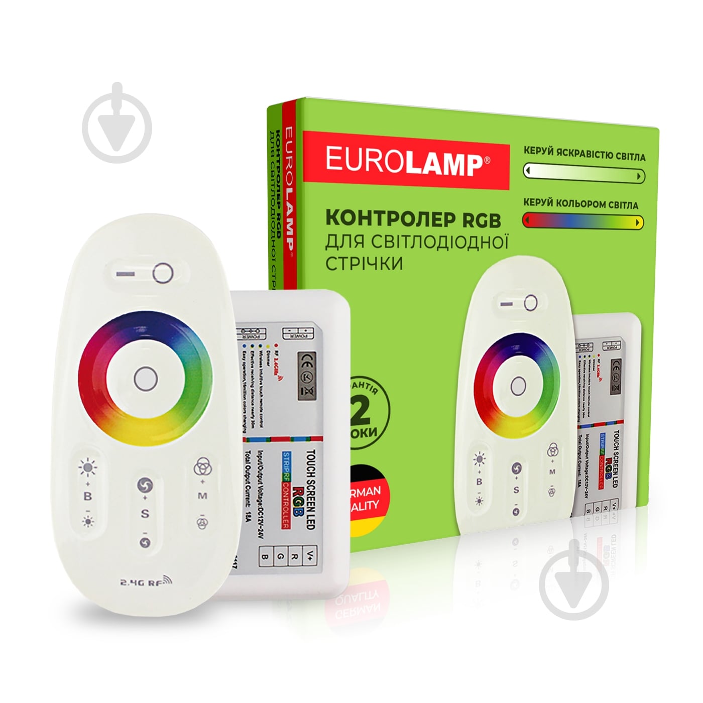 Контроллер Eurolamp 24 В 216 Вт IP20 CNTR/RGB(12-24V) - фото 1 Контроллер Eurolamp 24 В 216 Вт IP20 CNTR/RGB(12-24V) - фото 1
