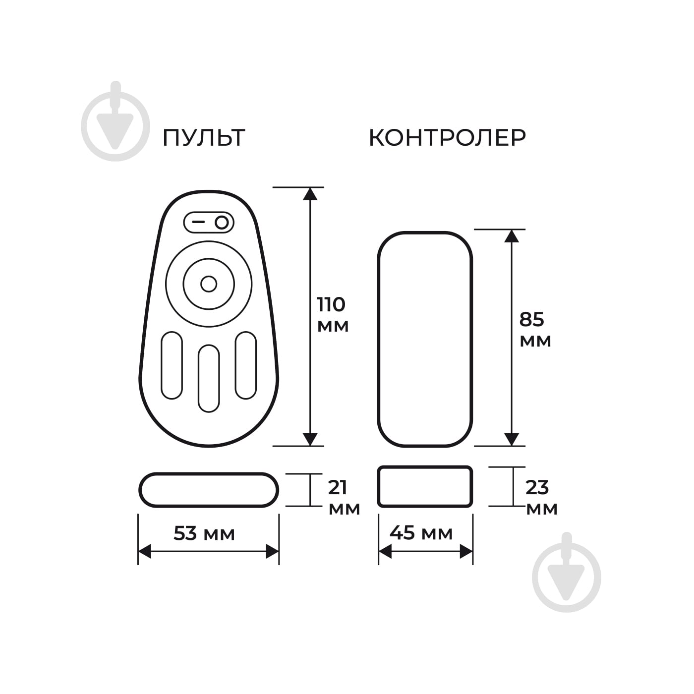 Контроллер Eurolamp 24 В 216 Вт IP20 CNTR/RGB(12-24V) - фото 3 Контроллер Eurolamp 24 В 216 Вт IP20 CNTR/RGB(12-24V) - фото 3