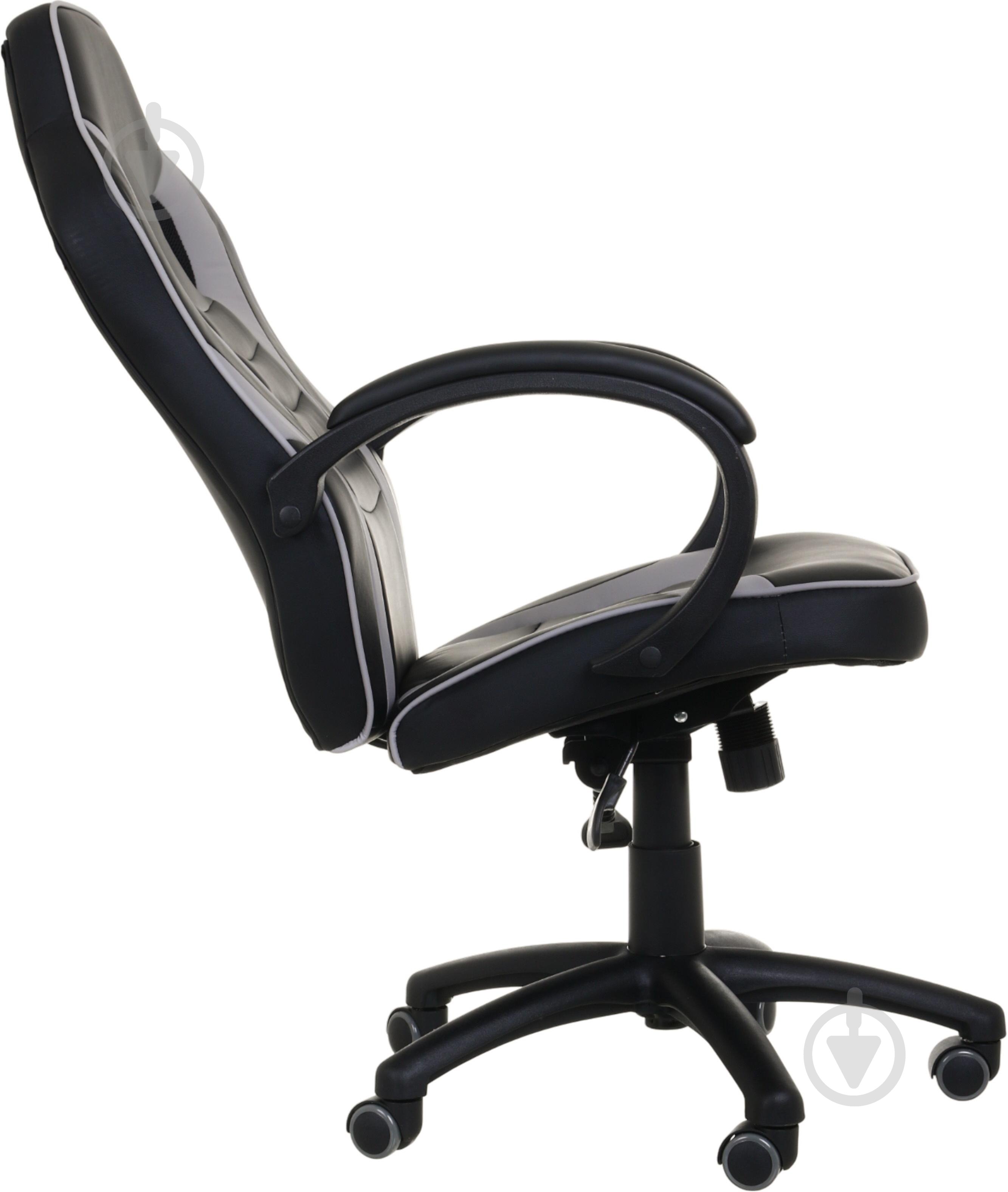 Кресло игровое Центр Меблів Идрис черно-серый - фото 6 Кресло игровое Центр Меблів Идрис черно-серый - фото 6