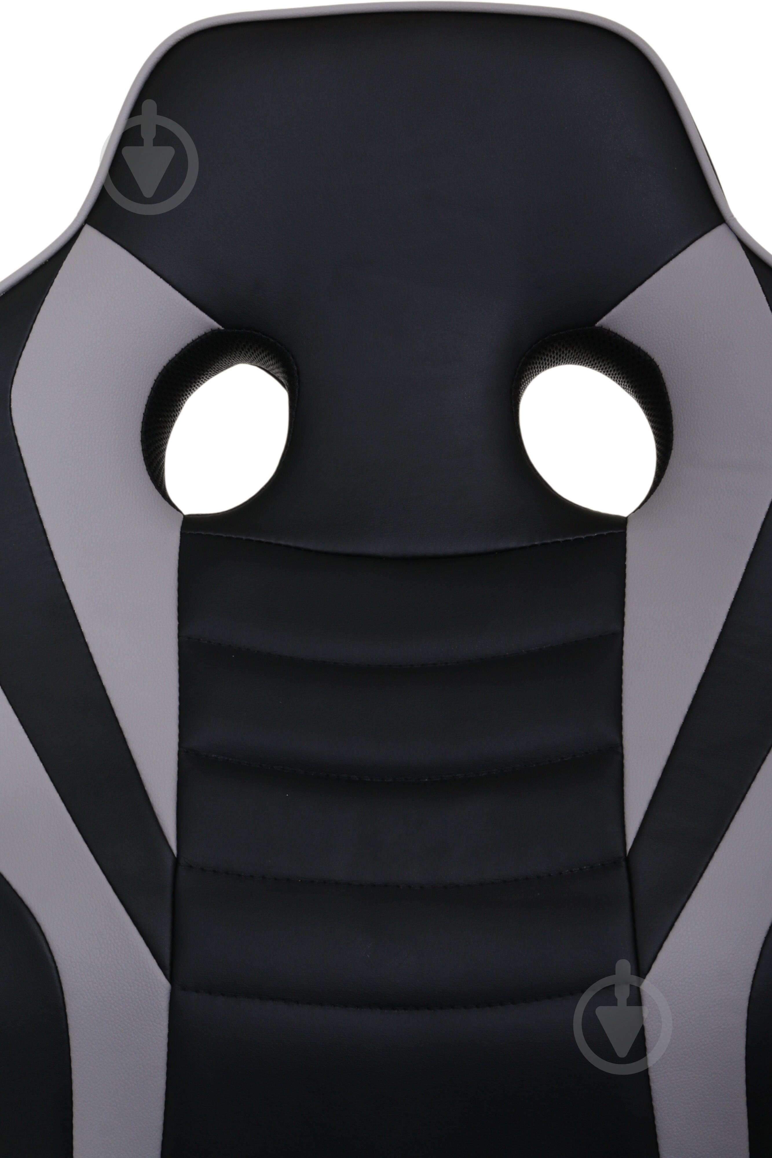 Кресло игровое Центр Меблів Идрис черно-серый - фото 10 Кресло игровое Центр Меблів Идрис черно-серый - фото 10