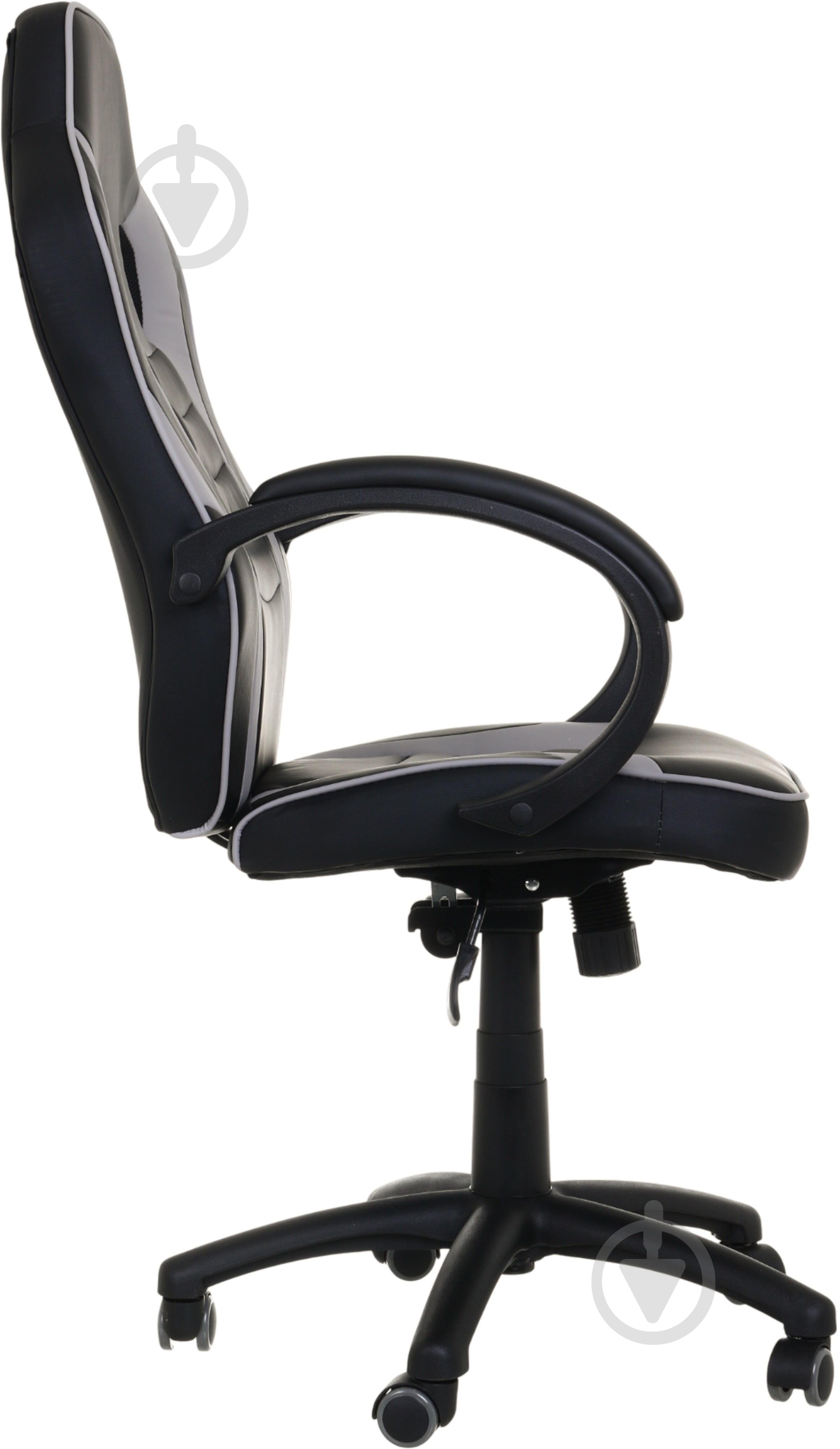 Кресло игровое Центр Меблів Идрис черно-серый - фото 4 Кресло игровое Центр Меблів Идрис черно-серый - фото 4