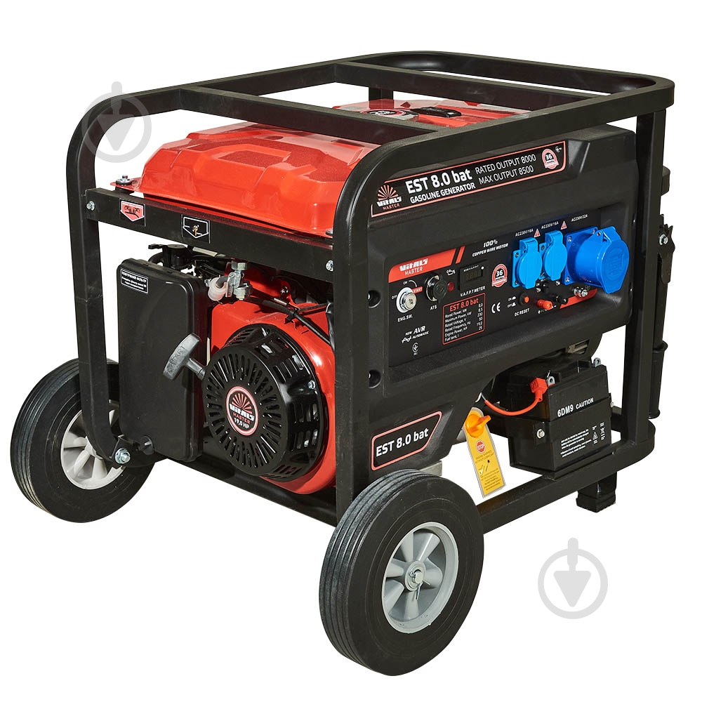 Генератор бензиновий Vitals Master 8 кВт / 8,5 кВт 230 В EST 8.0 bat - фото 2 Генератор бензиновий Vitals Master 8 кВт / 8,5 кВт 230 В EST 8.0 bat - фото 2