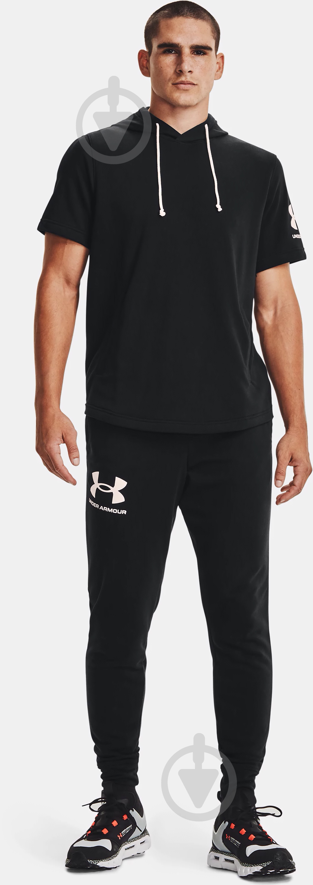 Штани Under Armour UA RIVAL TERRY JOGGER 1361642-001 р. 2XL чорний - фото 3