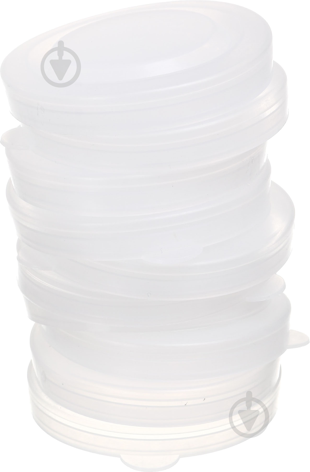 Набор крышек прозрачных 10 шт - фото 2