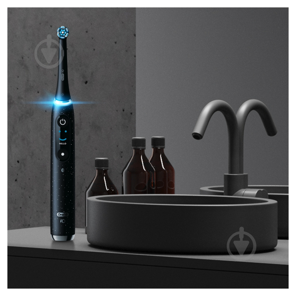 Електрична зубна щітка Oral-B iO Серія 10 Чорна (80369236) - фото 12 Електрична зубна щітка Oral-B iO Серія 10 Чорна (80369236) - фото 12