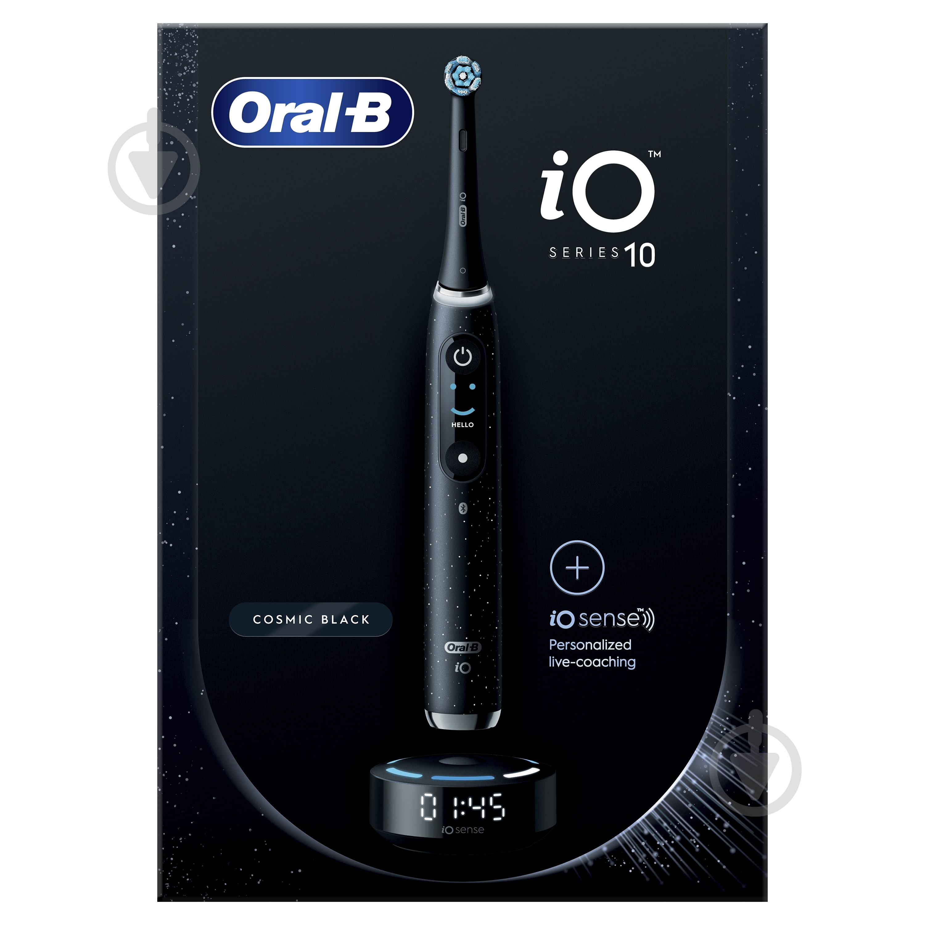 Електрична зубна щітка Oral-B iO Серія 10 Чорна (80369236) - фото 2 Електрична зубна щітка Oral-B iO Серія 10 Чорна (80369236) - фото 2