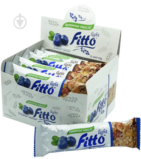 Батончик Fitto Light черника 25 г - фото 1