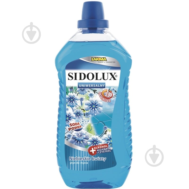 Моющее средство универсальное SIDOLUX Голубые цветы 1 л - фото 1