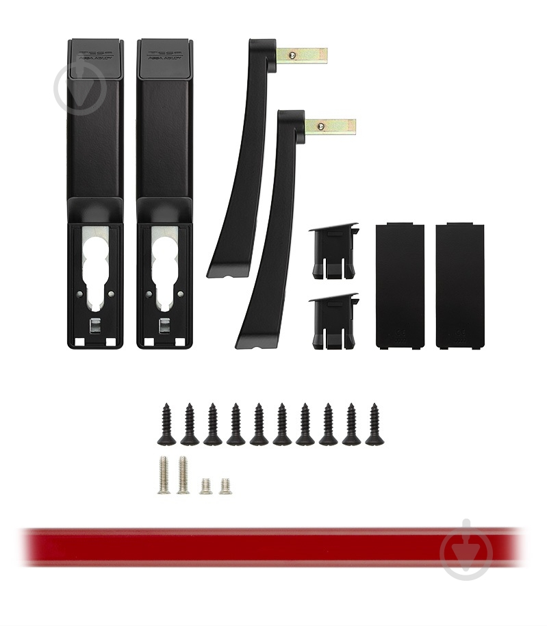 ᐉ Ручка для евакуаційного виходу TESA врізна GLOBAL1E NR 900 мм 9x9 мм ...
