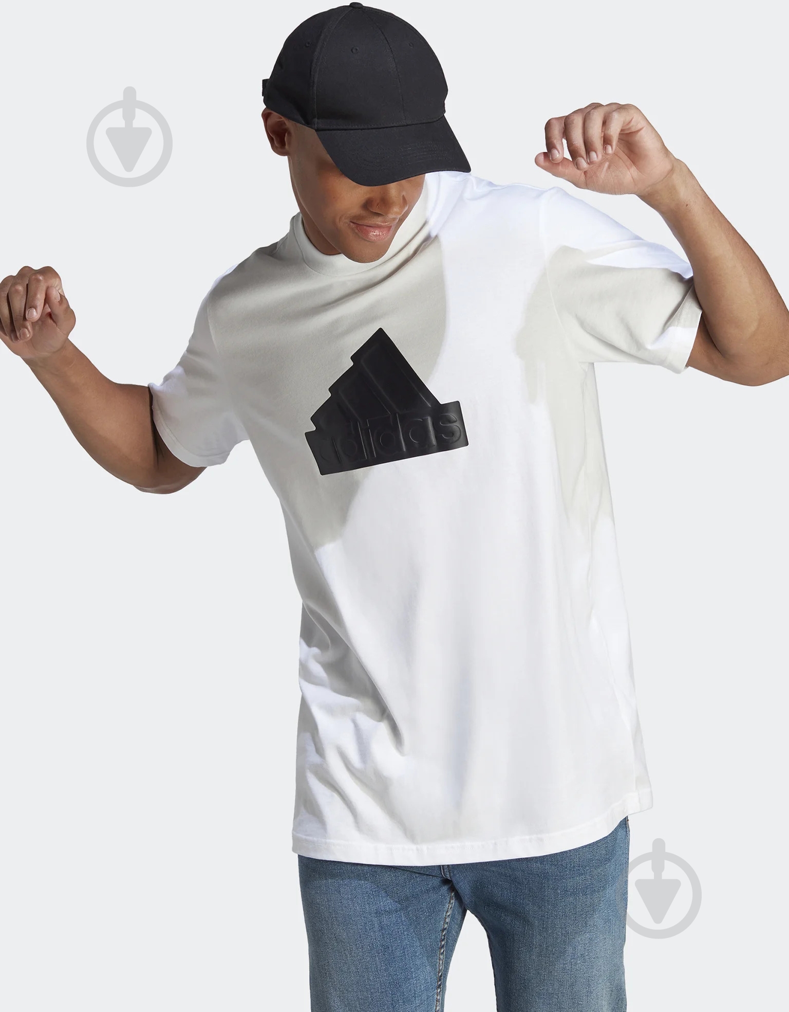 Футболка Adidas IC3710 р.2XL белый - фото 2