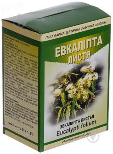 Эвкалипта листья по 50 г в пачке с внутренними пакетиками - фото 1