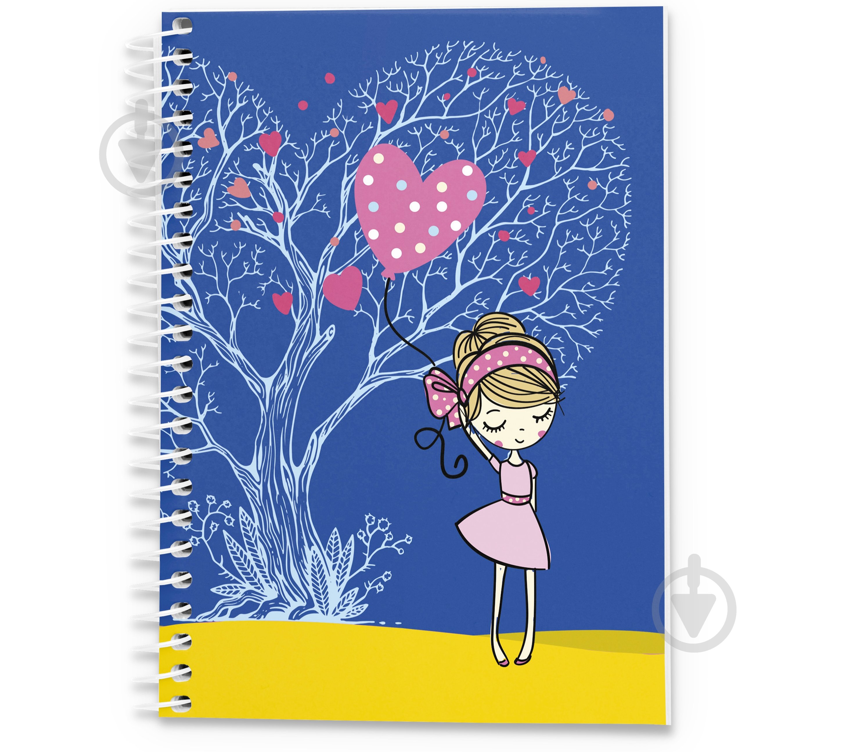 Блокнот Дівчинка В6 96 арк. 1В2232 Аркуш - фото 1 Блокнот Дівчинка В6 96 арк. 1В2232 Аркуш - фото 1