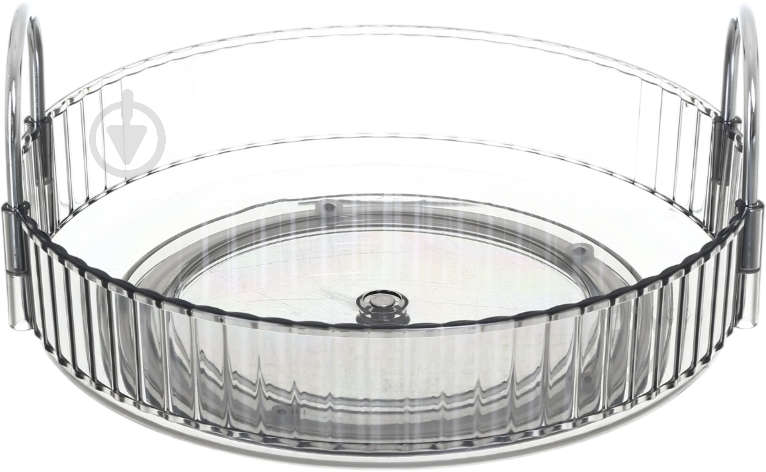 Поднос для косметики Sensio Cleara 23x23x9.9 см серый - фото 1 Поднос для косметики Sensio Cleara 23x23x9.9 см серый - фото 1