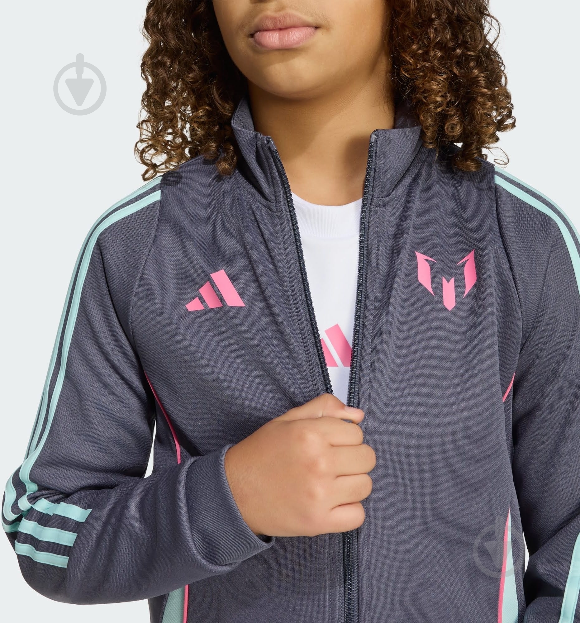 Ветровка Adidas Messi Jkt KD6426 разноцветный - фото 6