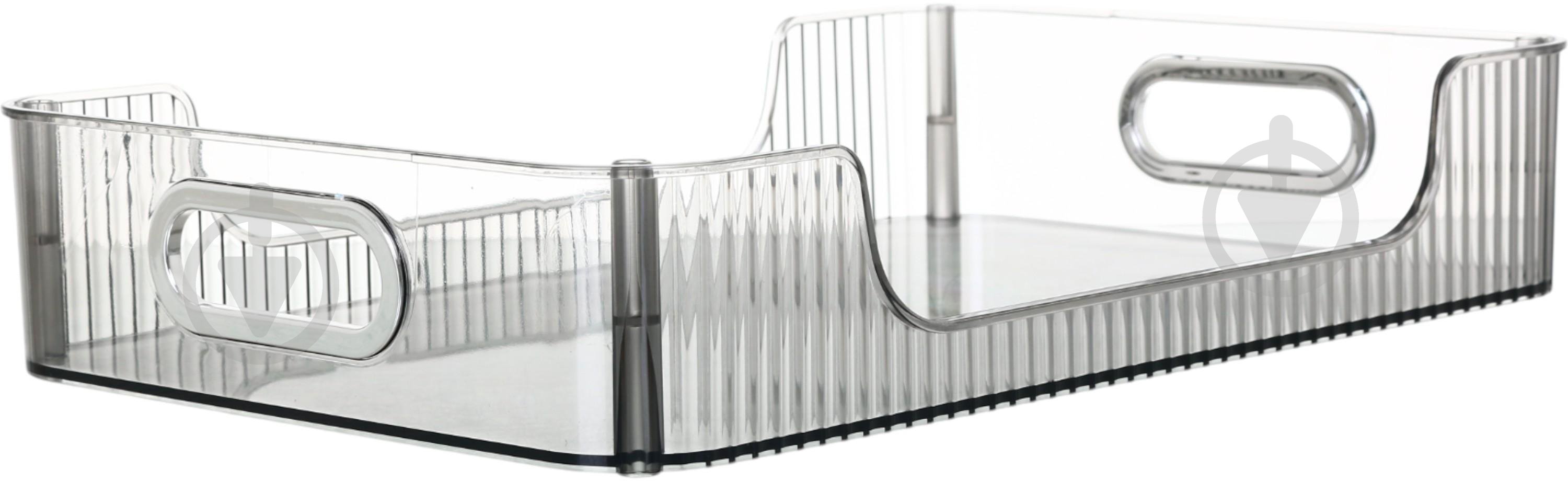 Этажерка для косметики Sensio Cleara 33.4x22.4x6.3 см серый - фото 3