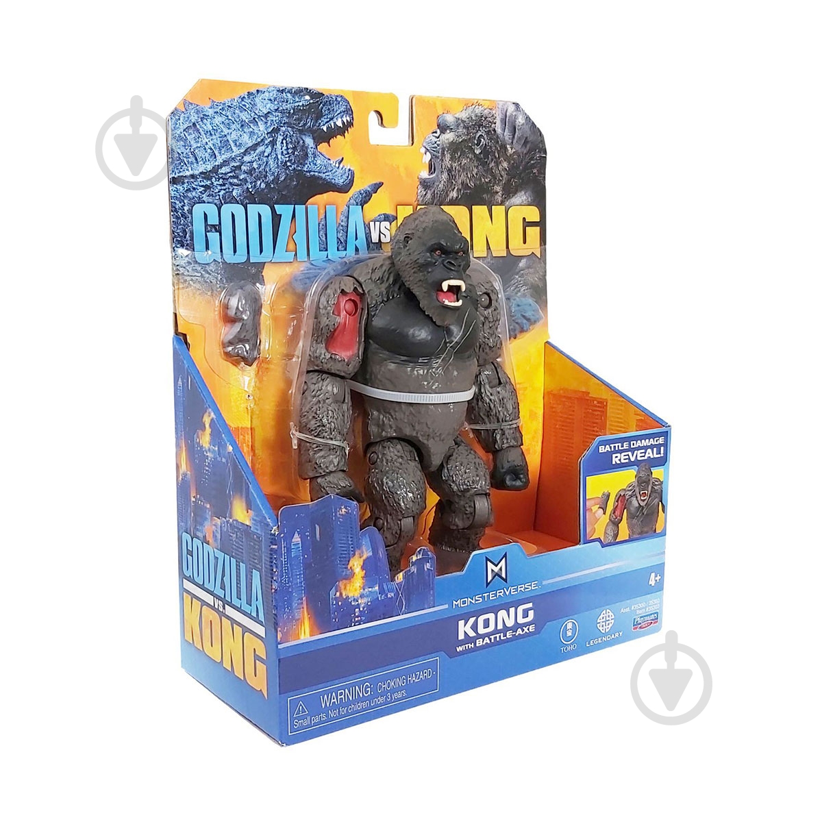 Фігурка GODZILLA VS. KONG Конг з бойовою сокирою 35303 - фото 7