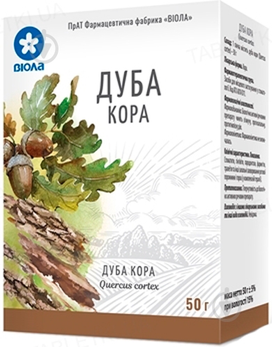 Дуба кора по 50 г в пачке - фото 1