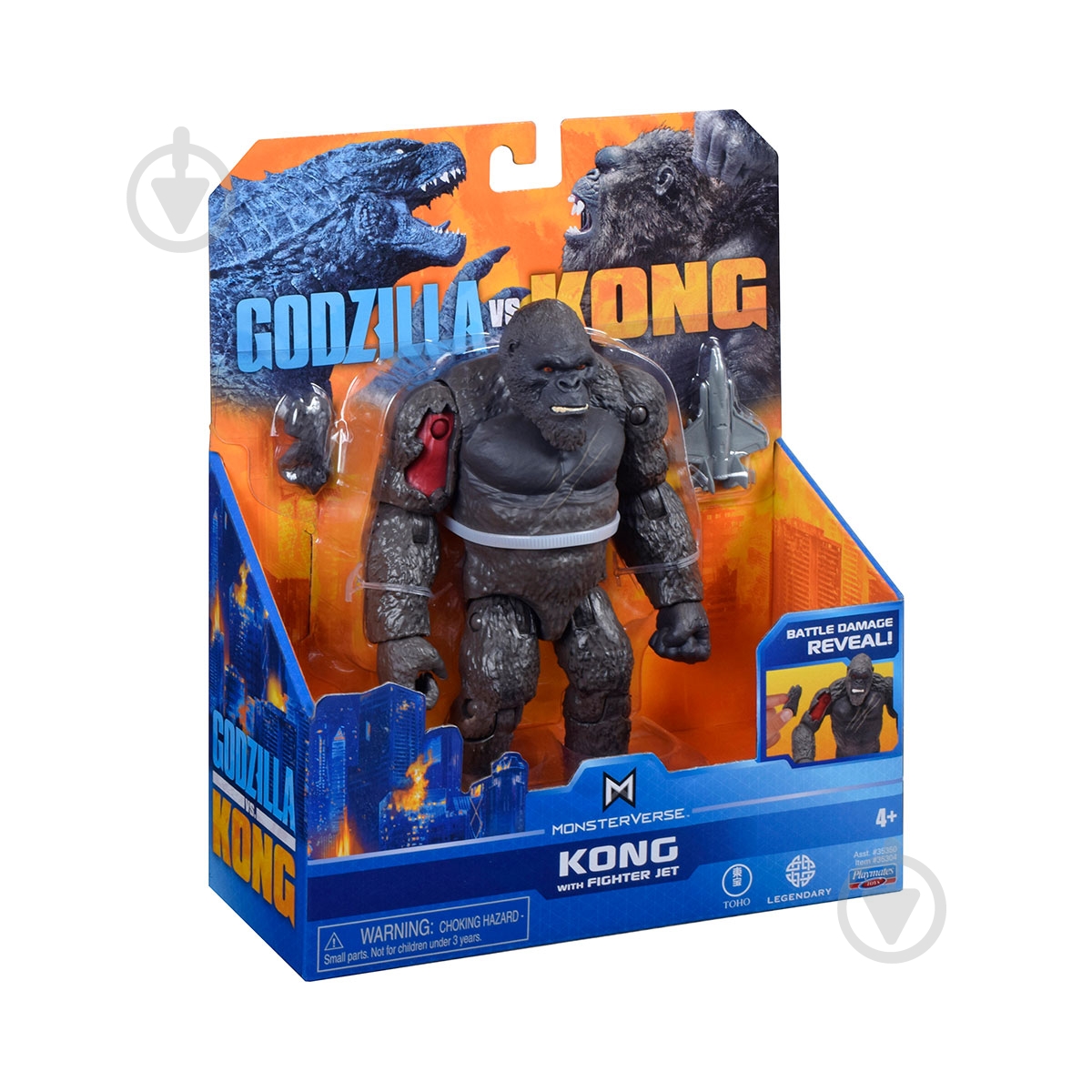 Фигурка GODZILLA VS. KONG Конг с истребителем 35304 - фото 1 Фигурка GODZILLA VS. KONG Конг с истребителем 35304 - фото 1