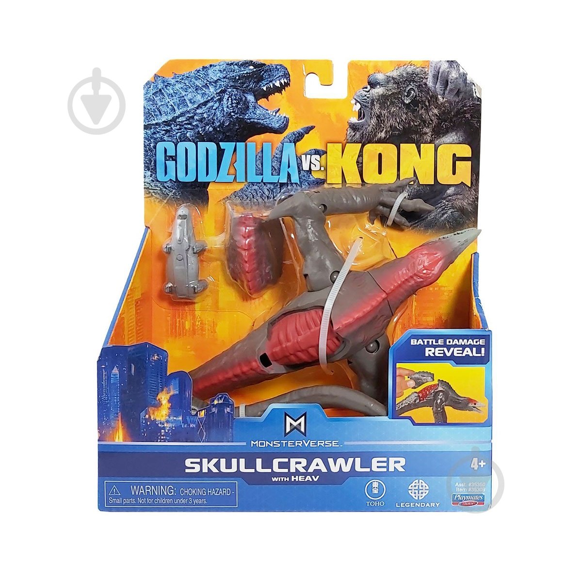 Фігурка GODZILLA VS. KONG Черепоїд з аксес. 35308 - фото 7 Фігурка GODZILLA VS. KONG Черепоїд з аксес. 35308 - фото 7