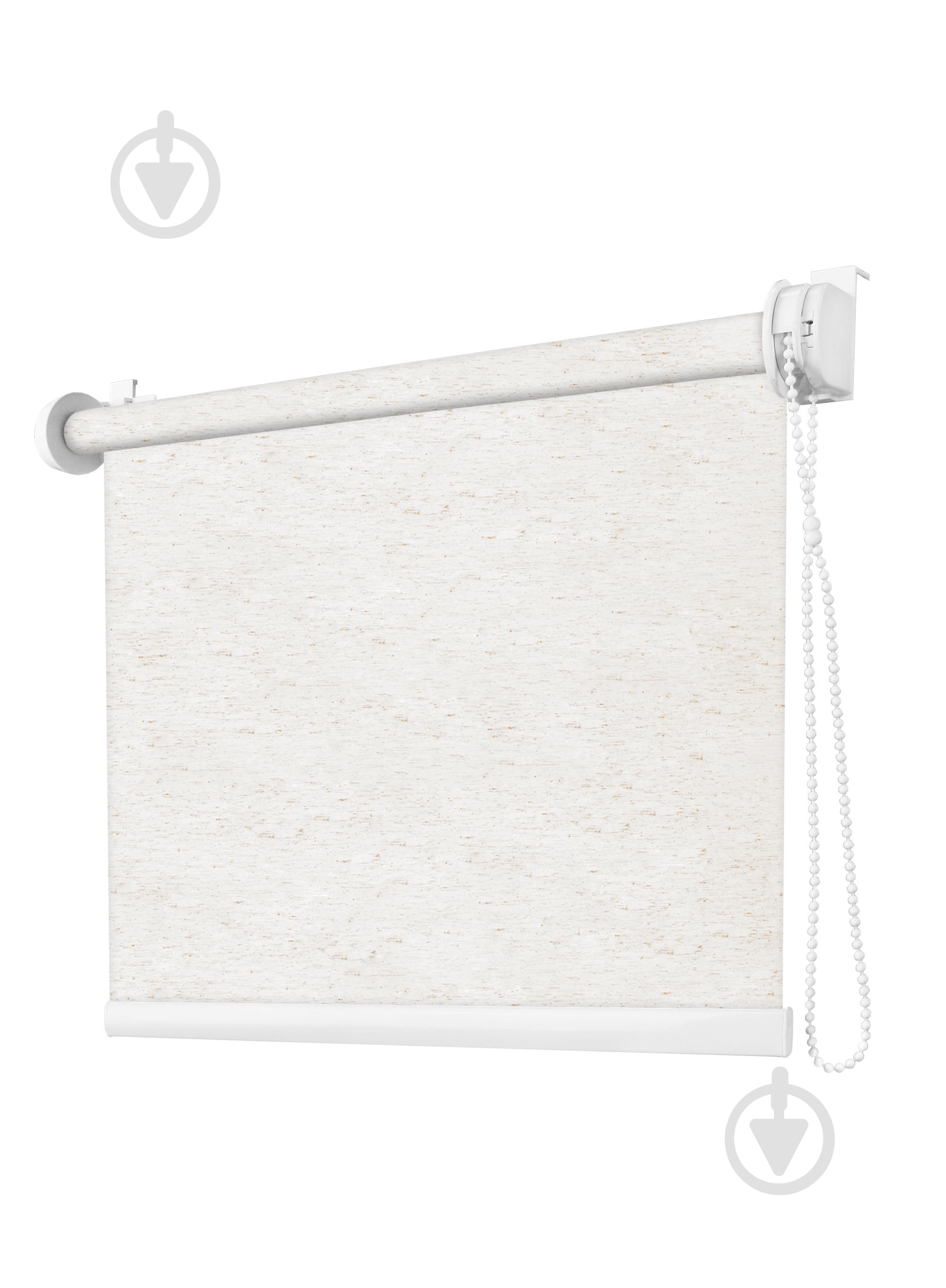 Ролета мини РОЛЛОТЕКС с фиксацией на струне Flax 39x150 см натуральная - фото 4