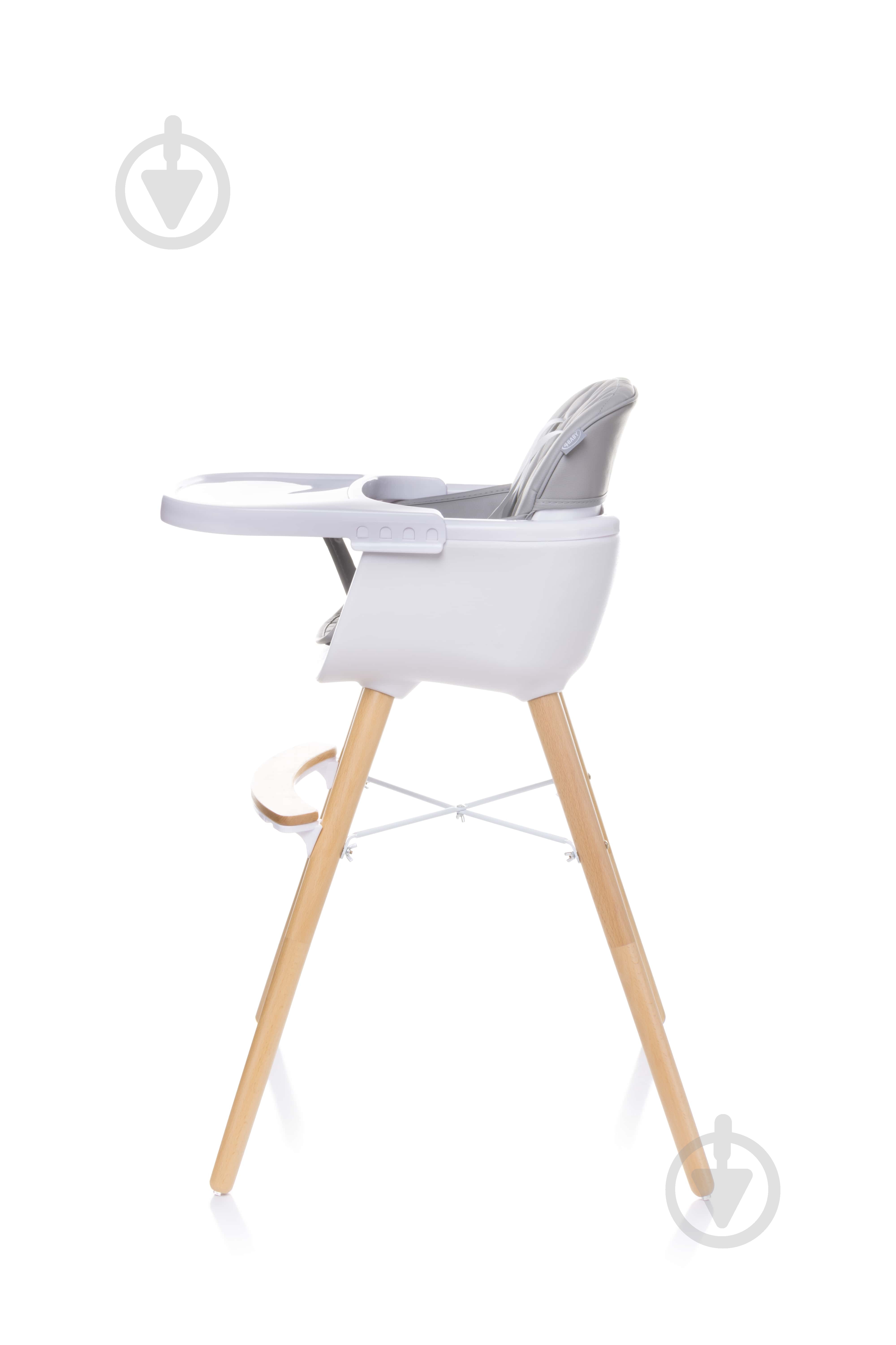 Стульчик для кормления 4Baby Scandy light grey 4SC07 - фото 2