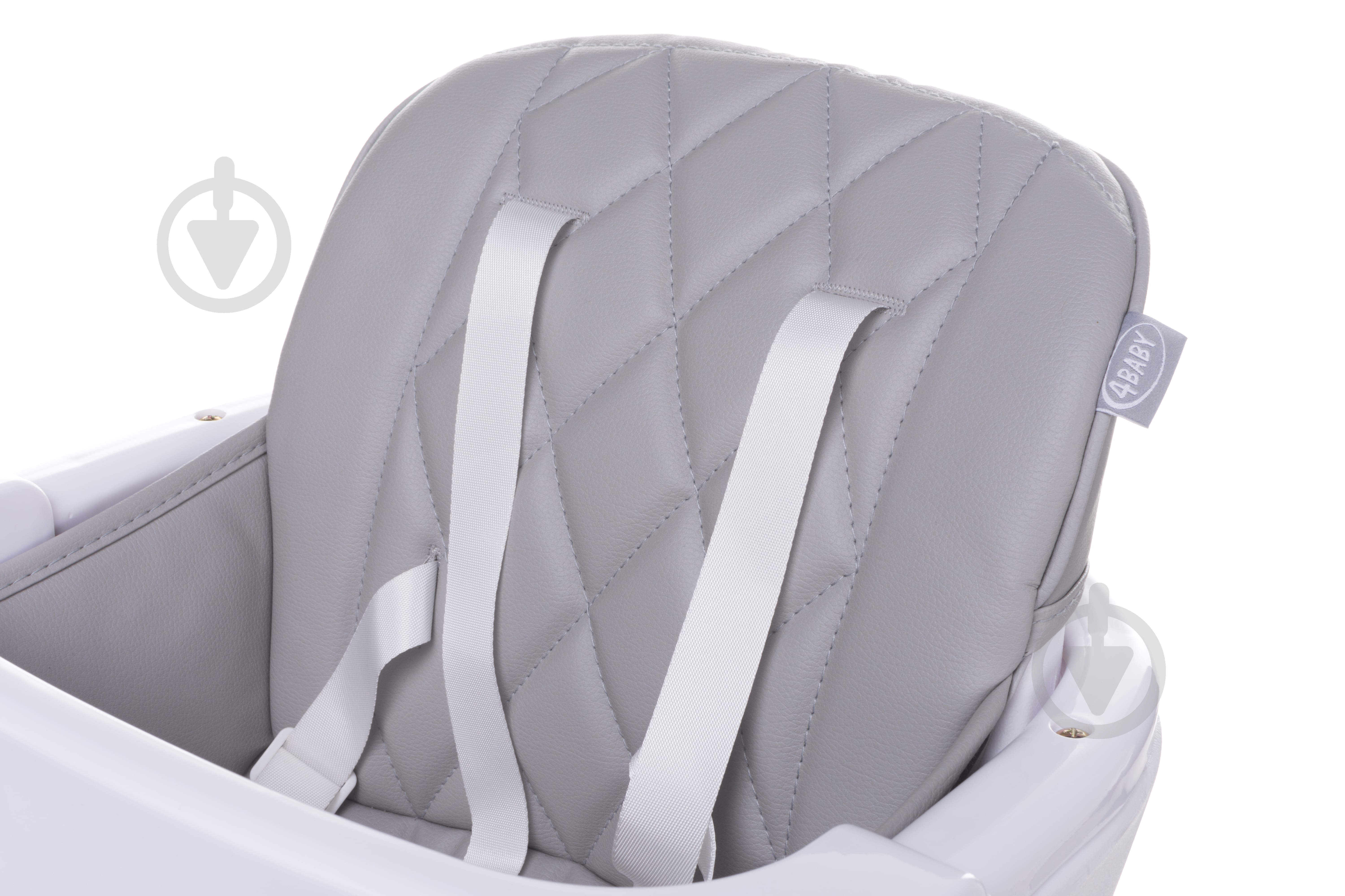 Стульчик для кормления 4Baby Scandy light grey 4SC07 - фото 6