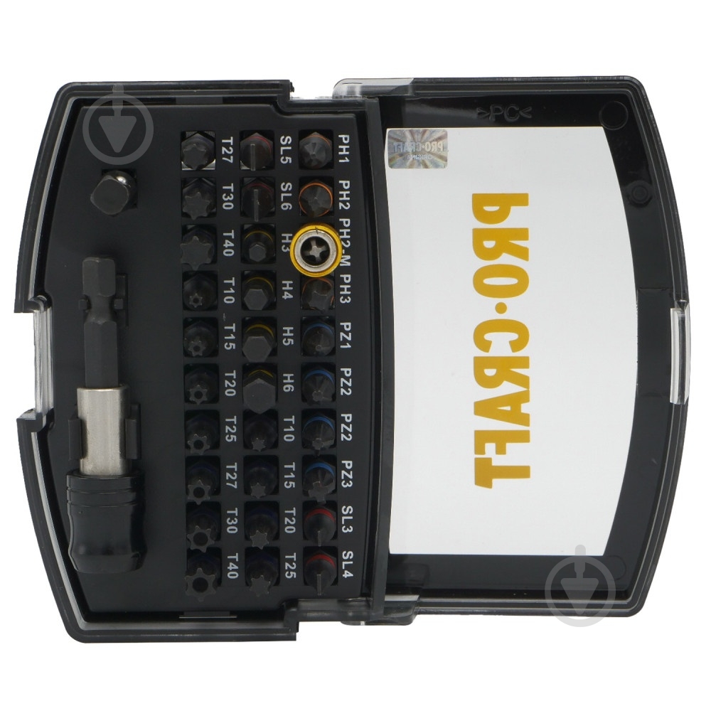 Набор бит ProCraft BS-32 (inner box) 32 шт. 000034 - фото 4 Набор бит ProCraft BS-32 (inner box) 32 шт. 000034 - фото 4