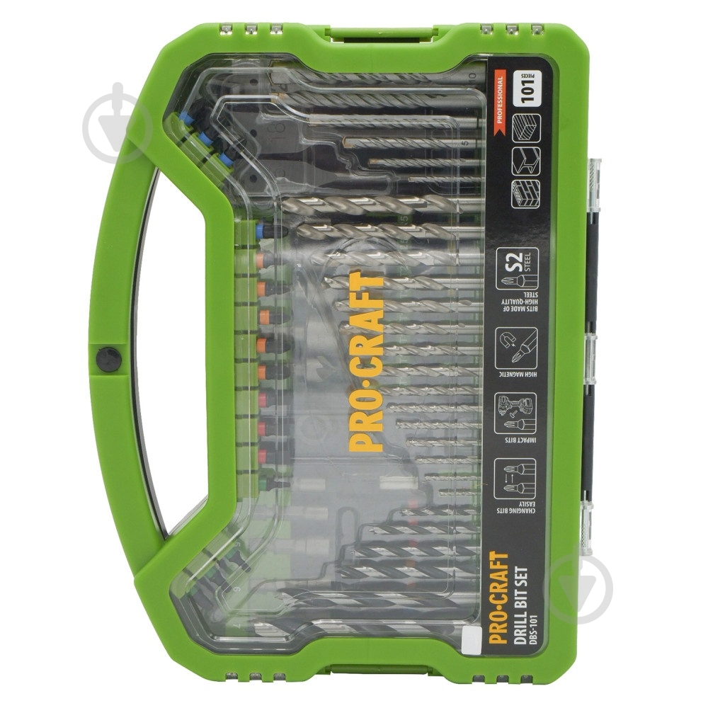 Набор бит и сверл ProCraft DBS-101 101 шт. 000101 - фото 2