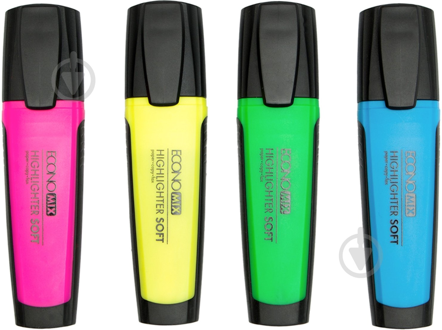 Набор текстовых маркеров Economix Soft 2-5 мм 4 шт. E11005 разноцветный - фото 2