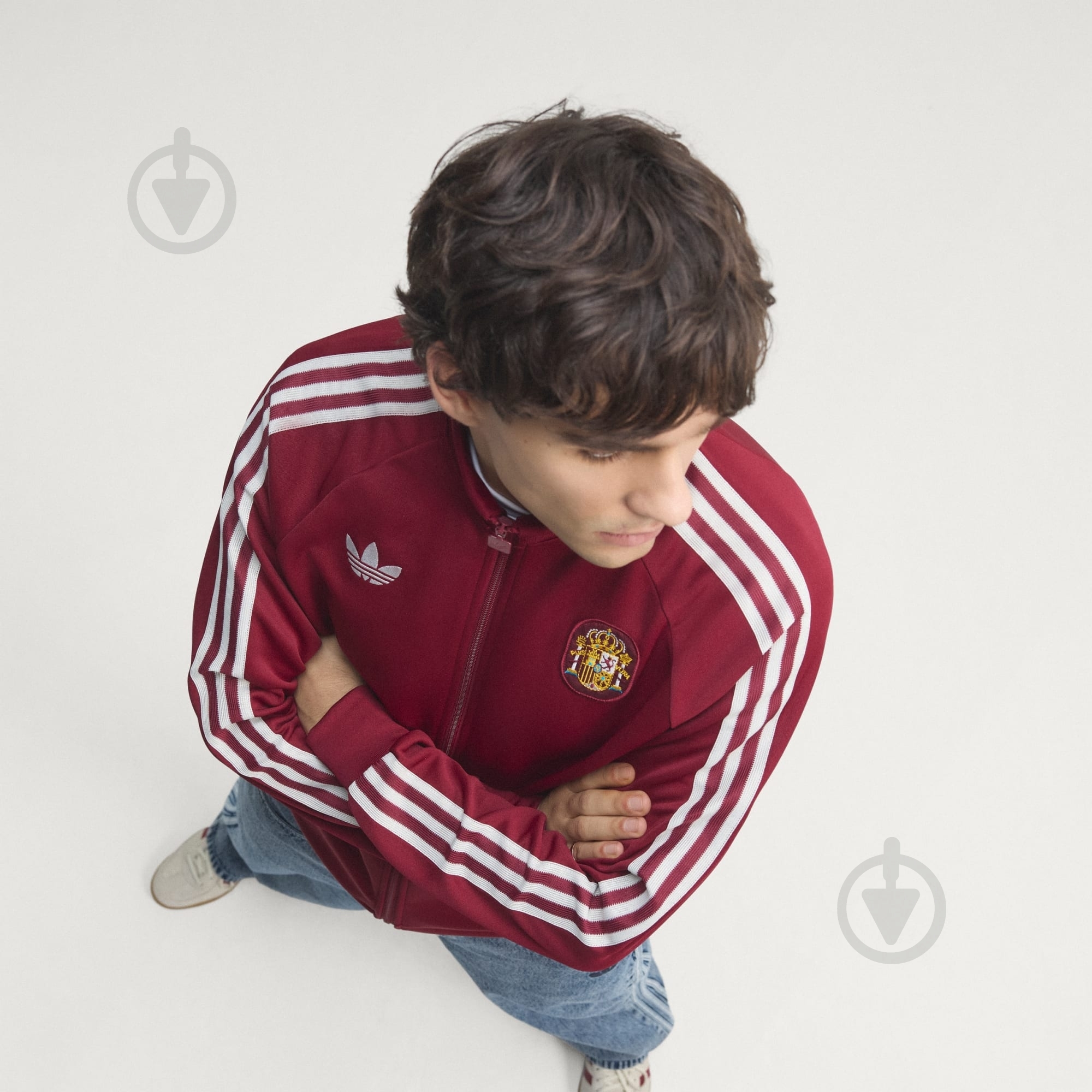 ᐉ Куртка мужская Adidas FEF OG TT TECOBU JZ2254 р.2XL бордовая