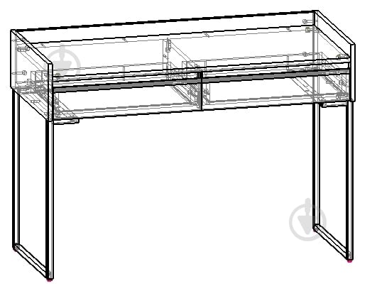 Стіл письмовий Вісент ГБ04 850х1200х550 мм кашемір/кашемір - фото 2 Стіл письмовий Вісент ГБ04 850х1200х550 мм кашемір/кашемір - фото 2