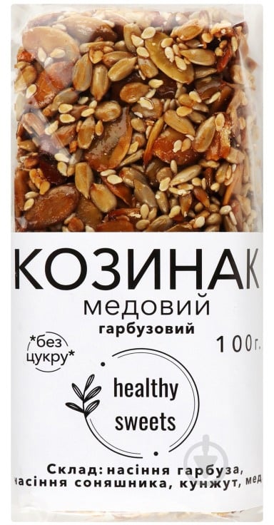 Козинаки Healthy Sweets медовий Гарбузовий м/у 100 г - фото 1