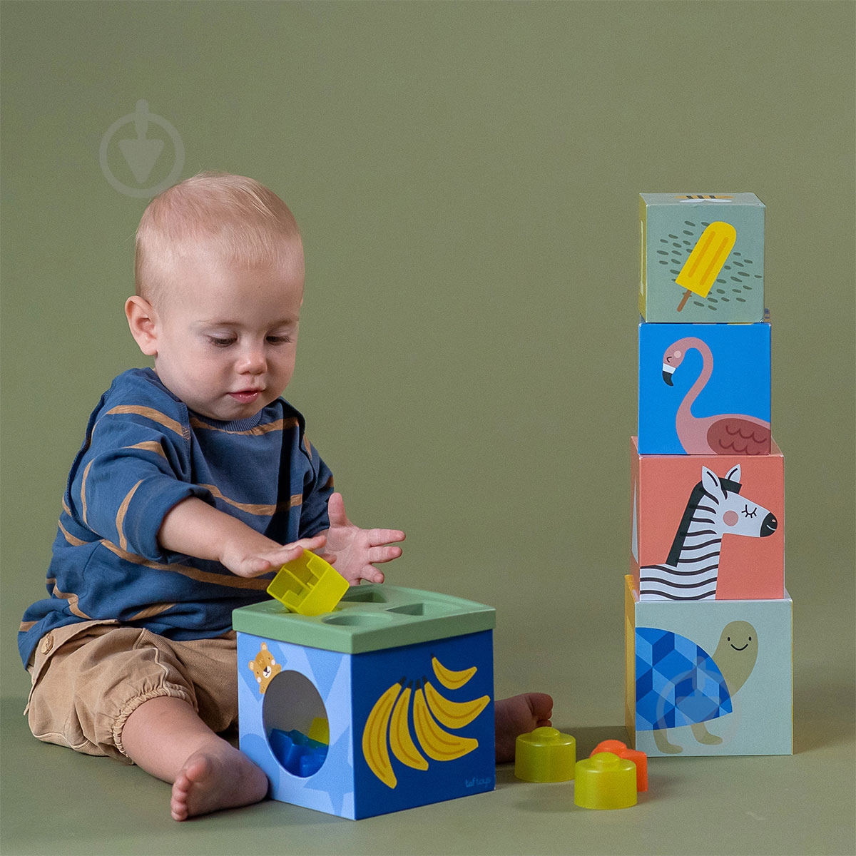 Сортер Taf Toys Кубики Африка 12725 - фото 15