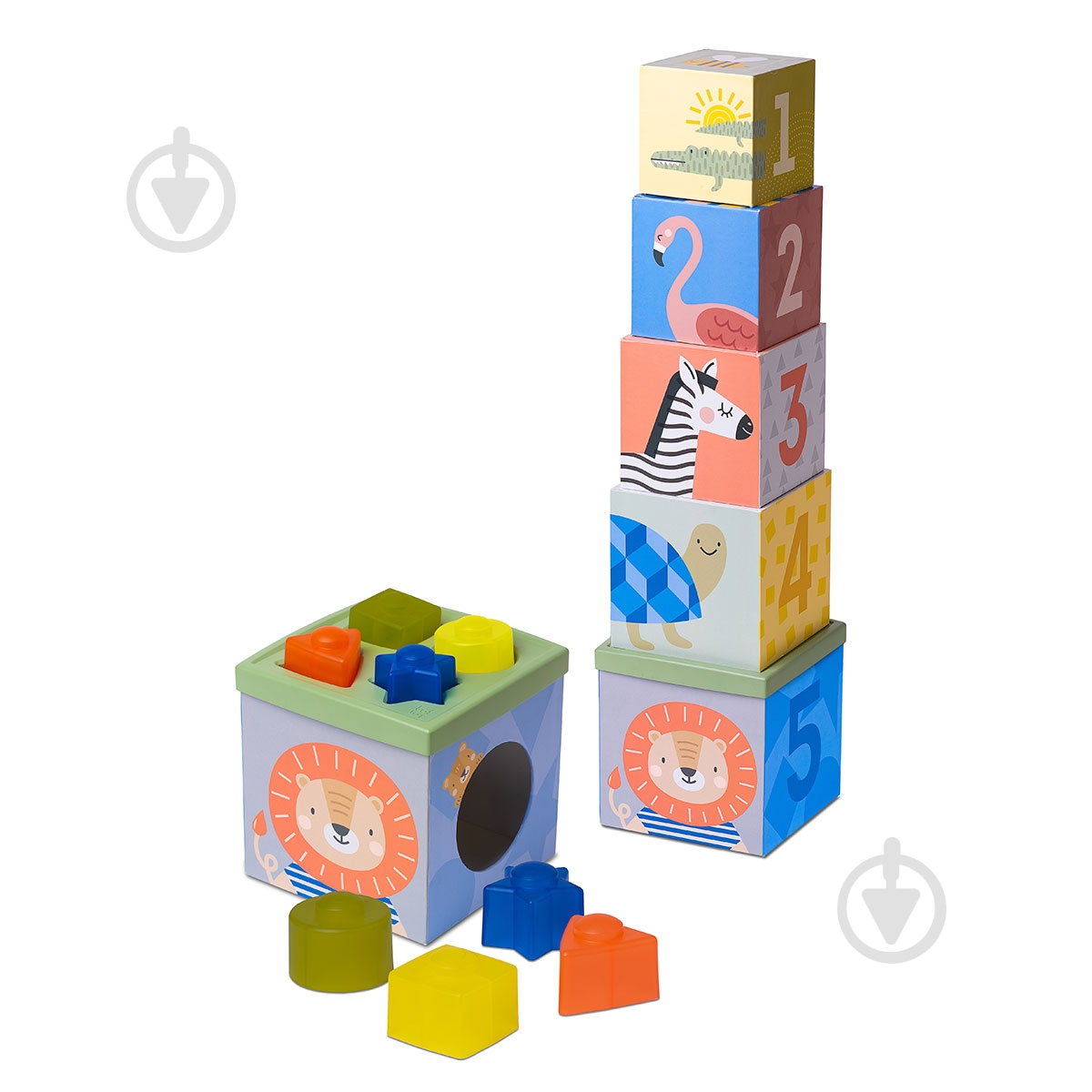 Сортер Taf Toys Кубики Африка 12725 - фото 2