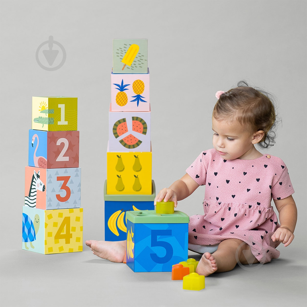 Сортер Taf Toys Кубики Африка 12725 - фото 8