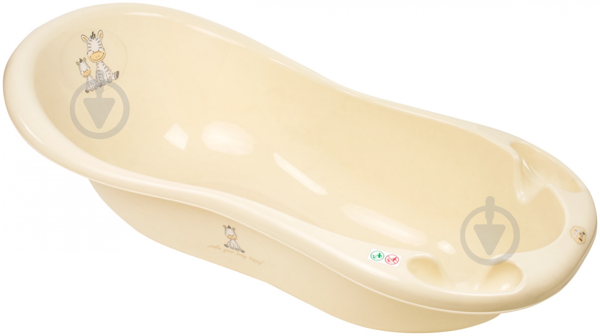 Ванночка Maltex Зебра 100 см бежевая 6708 - фото 1