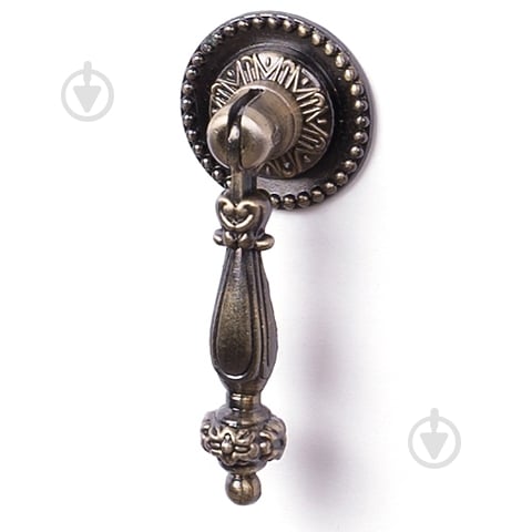 Мебельная ручка капля Larvij на одно отверстие мм L4.20708OAB античная бронза - фото 1 Мебельная ручка капля Larvij на одно отверстие мм L4.20708OAB античная бронза - фото 1