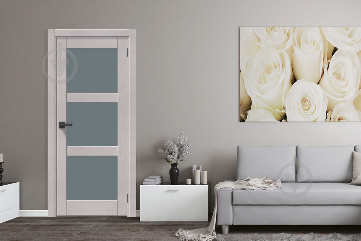 Дверне полотно IN WOOD Standart St-1.4 900 мм білий структурний - фото 2