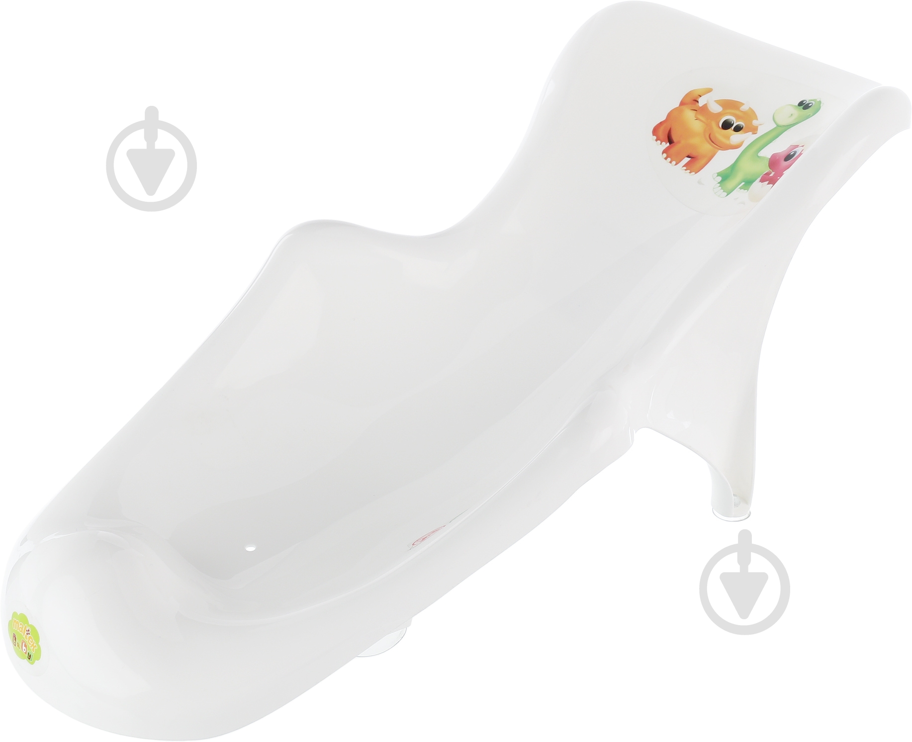 Подставка в ванночку Maltex Дино белая 6104 - фото 1 Подставка в ванночку Maltex Дино белая 6104 - фото 1