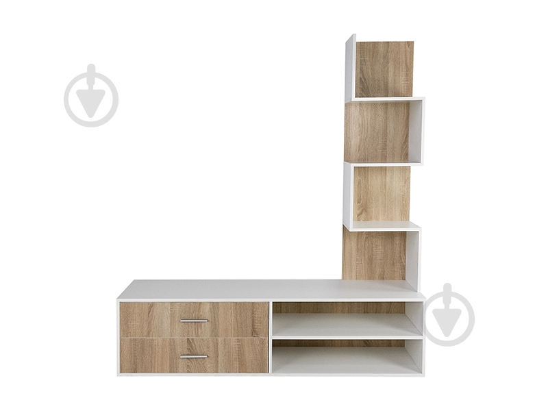 Стенка Afina DC дуб сонома/белый - фото 2