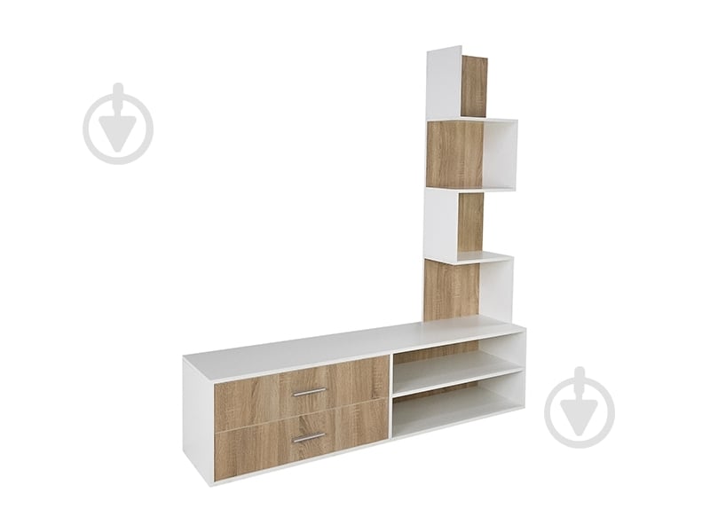 Стенка Afina DC дуб сонома/белый - фото 3