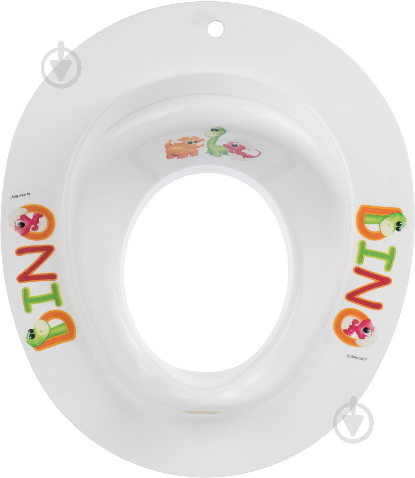 Сиденье для унитаза Maltex Дино белое 5954 - фото 3