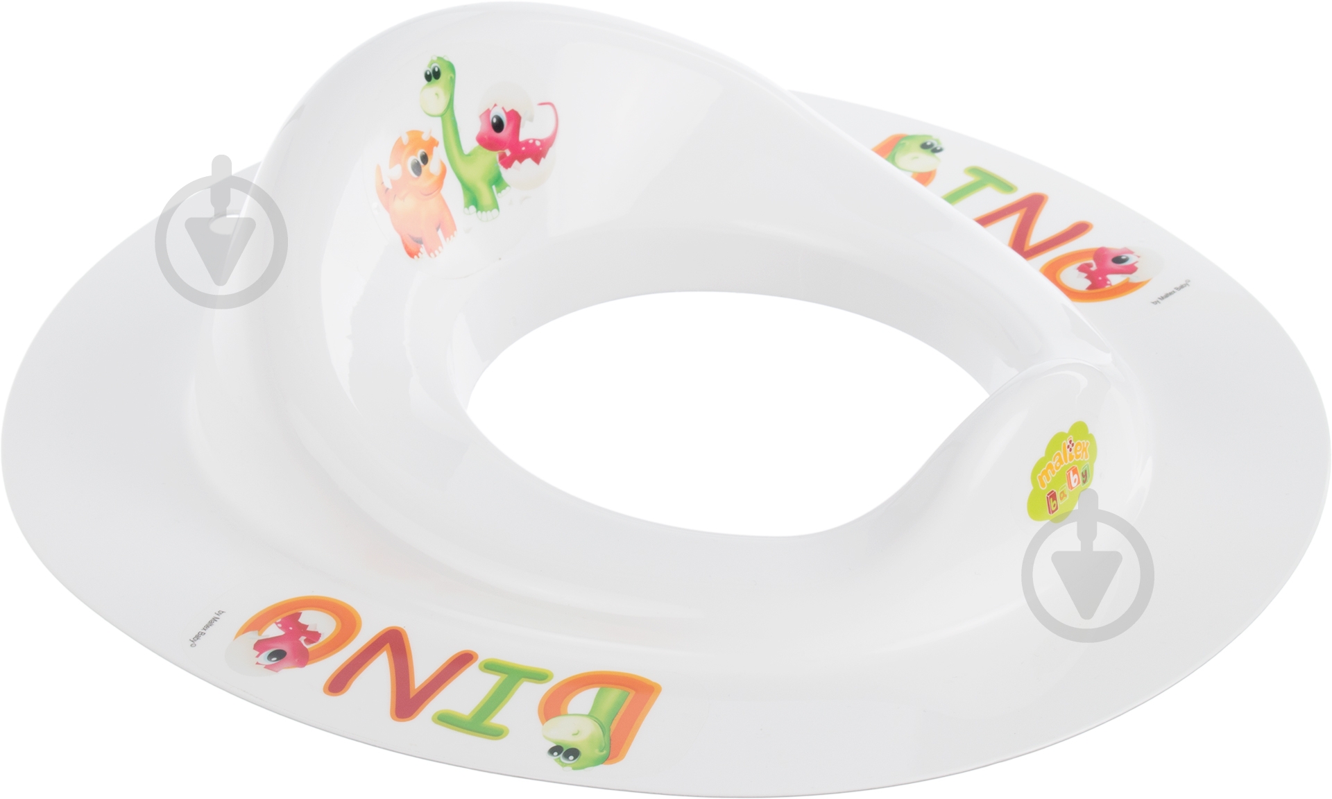 Сиденье для унитаза Maltex Дино белое 5954 - фото 1